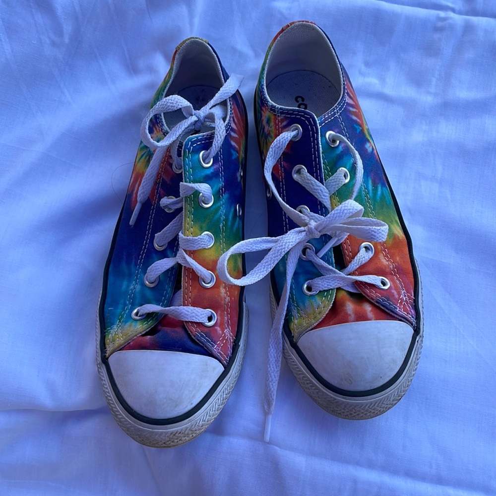 Converse tennis shoe size us 2 … tie die